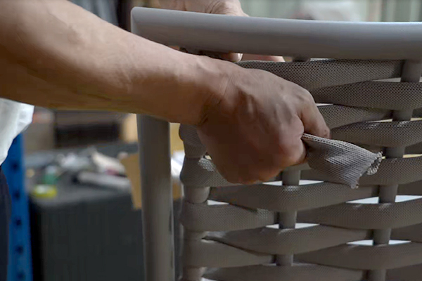 Hand weaving process