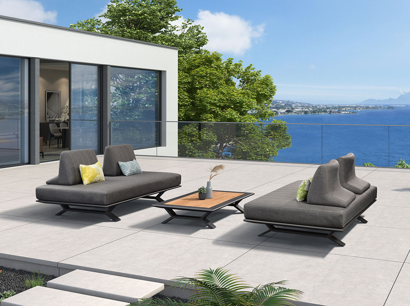 Luxury Sectional Furniture Garden Outdoor Sofa
