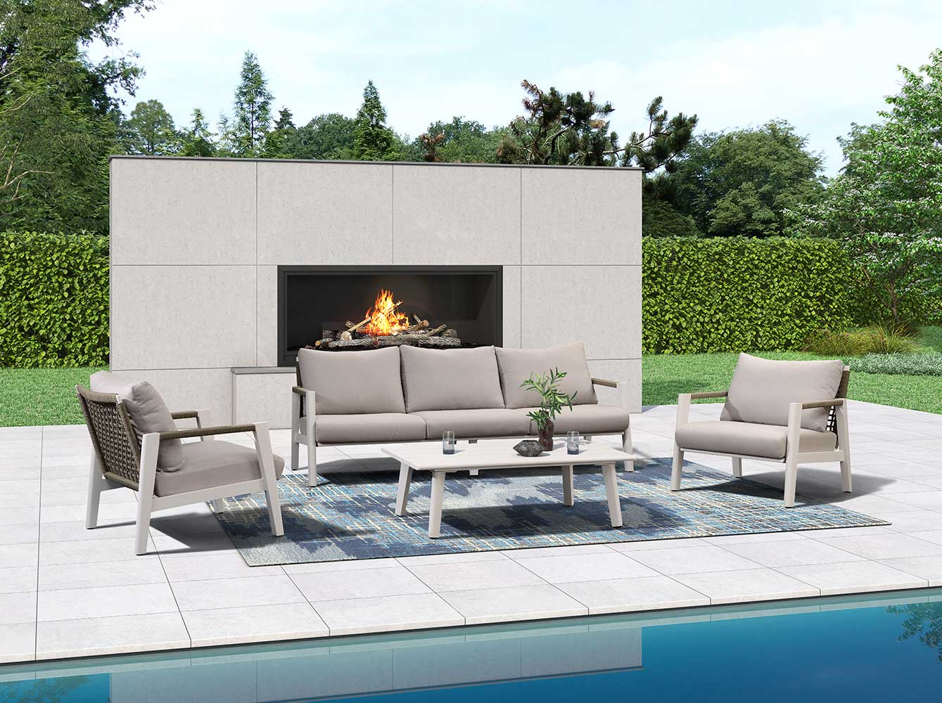 Leisure Optional Combinations Rope Sofa Set