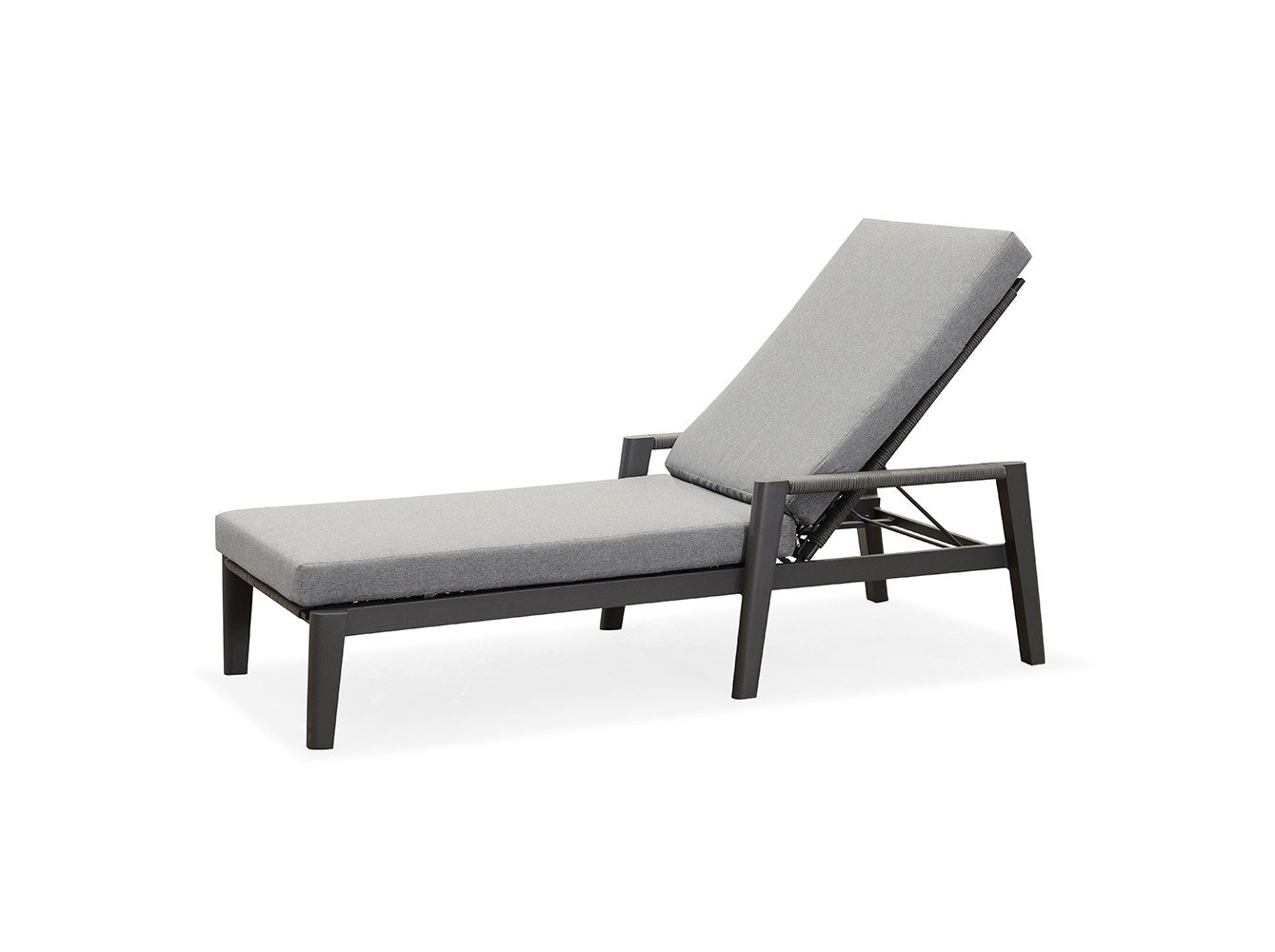 Morden Cushioned Outdoor Patio Sun Lounger