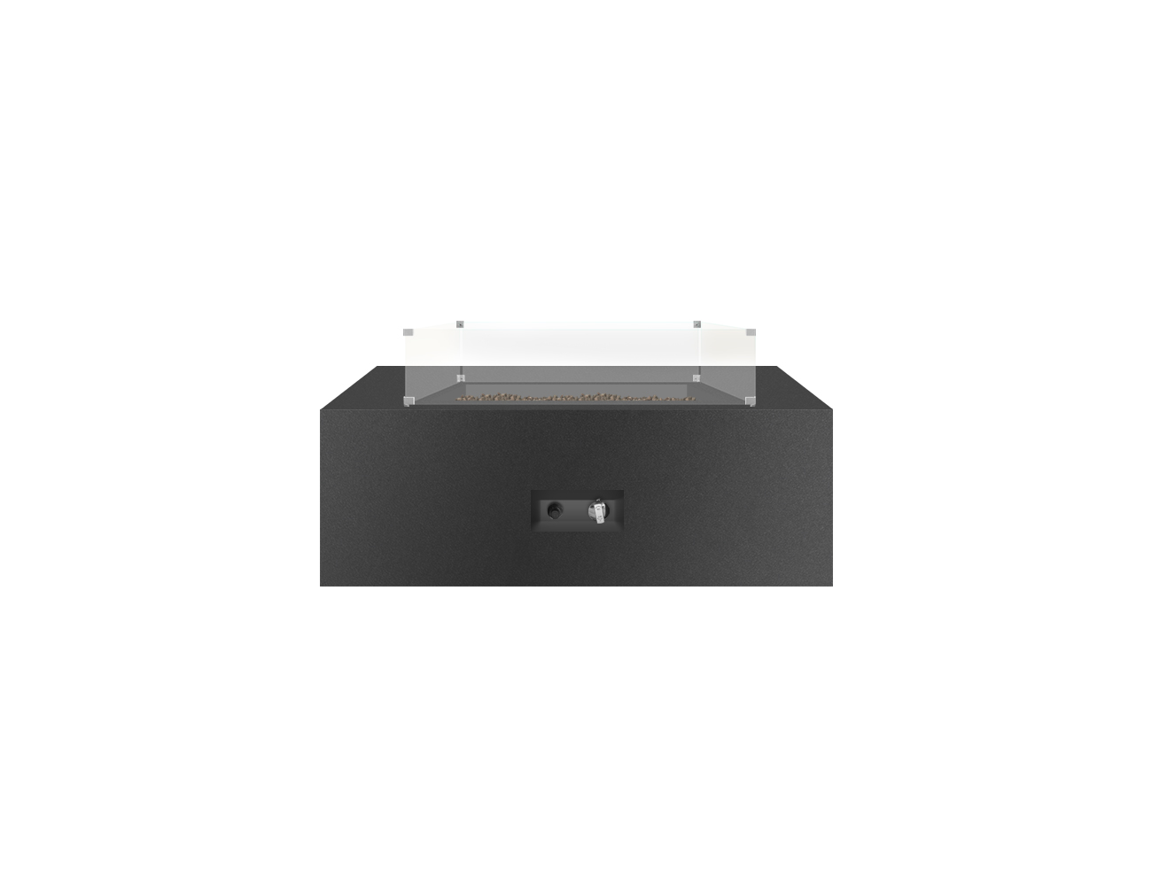Modern Rectangular Patio Firepit table