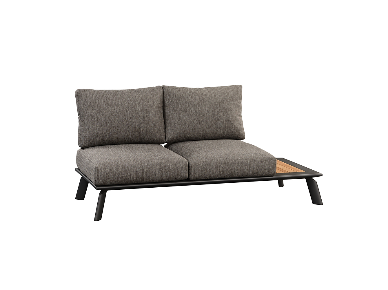 Morden Minimalist Style Grey Garden Sofa Set
