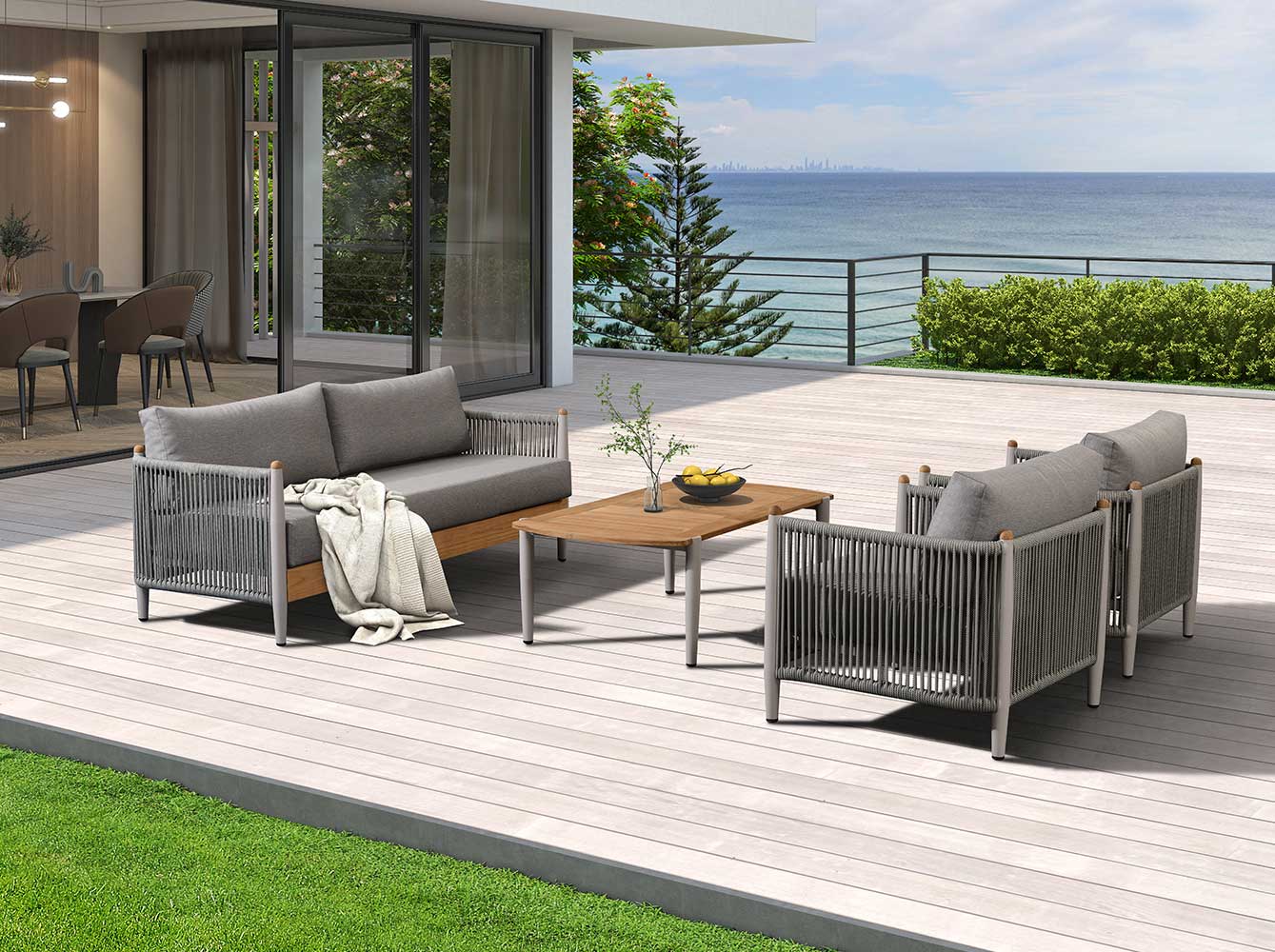 Fashion Design Outdoor Weaving Sofa 