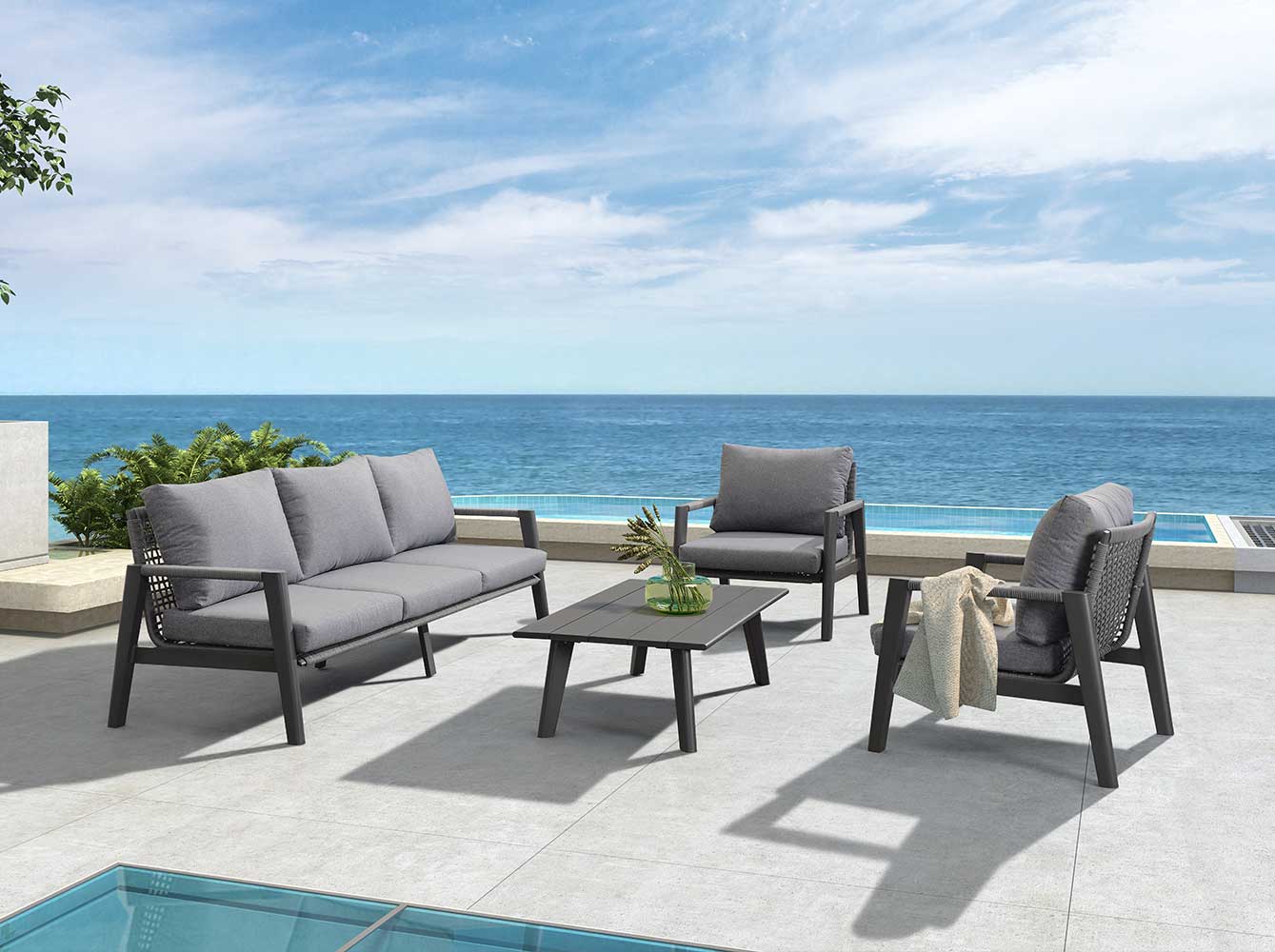 Leisure Optional Combinations Rope Sofa Set