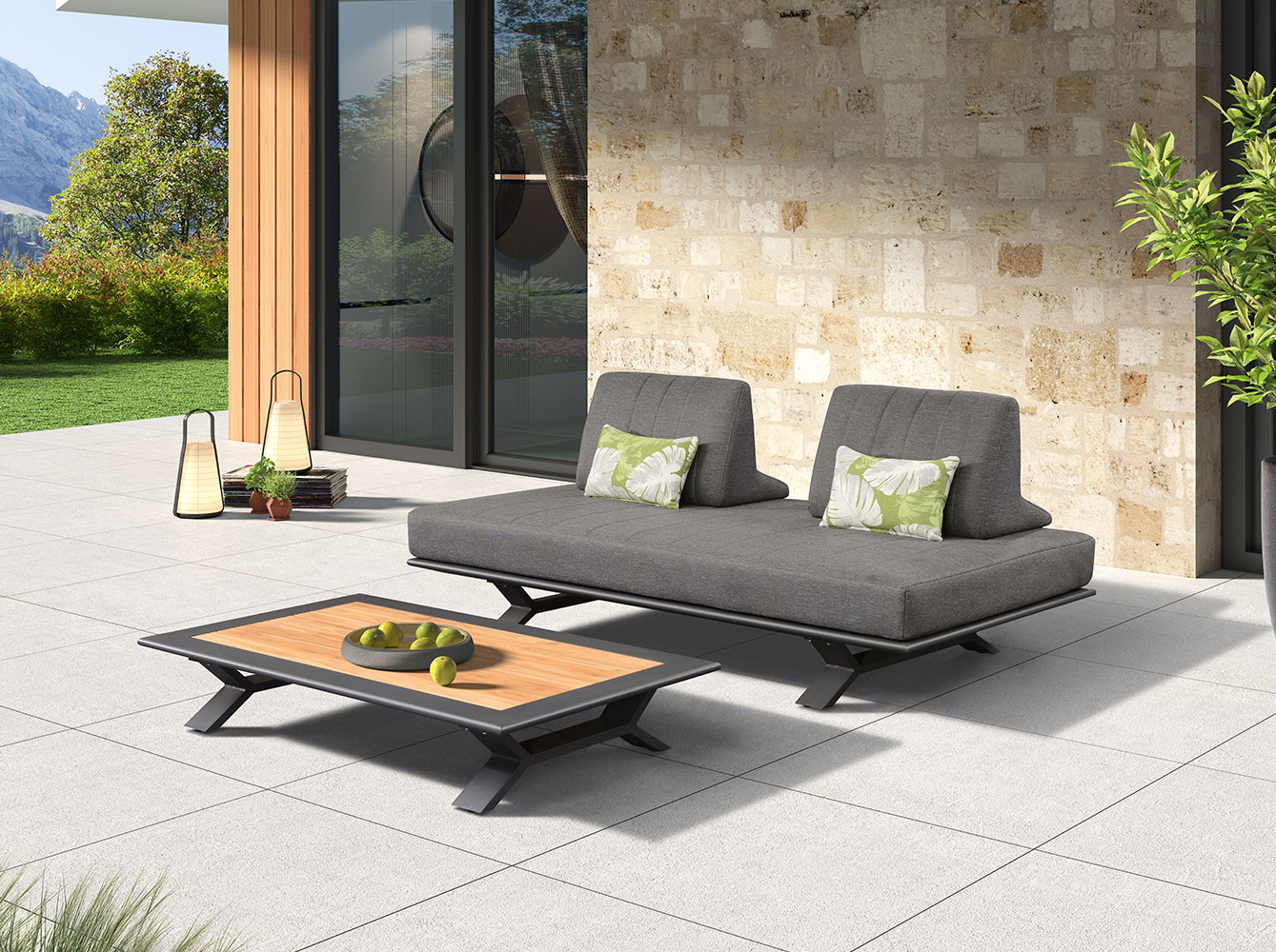 Luxury Sectional Furniture Garden Outdoor Sofa