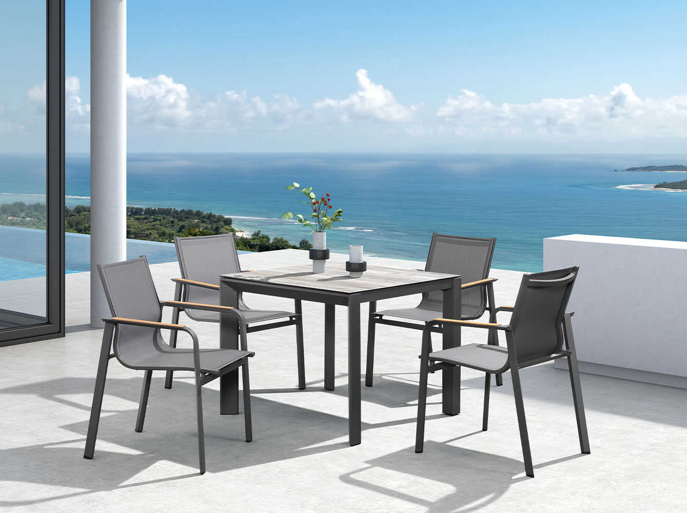 Morden Teslin Quick Dry Fabric Dinner Set