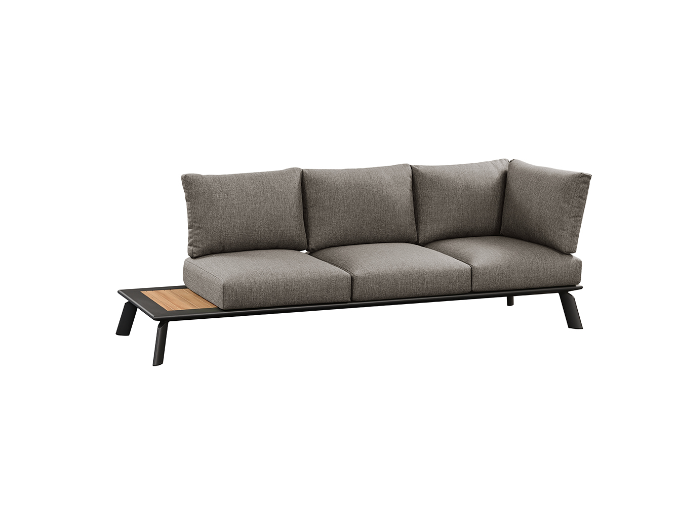 Morden Minimalist Style Grey Garden Sofa Set