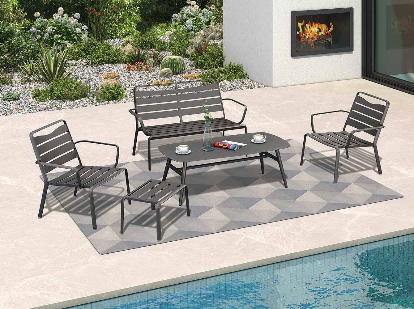 Unique Design Modern Fashion Outdoor Sofa