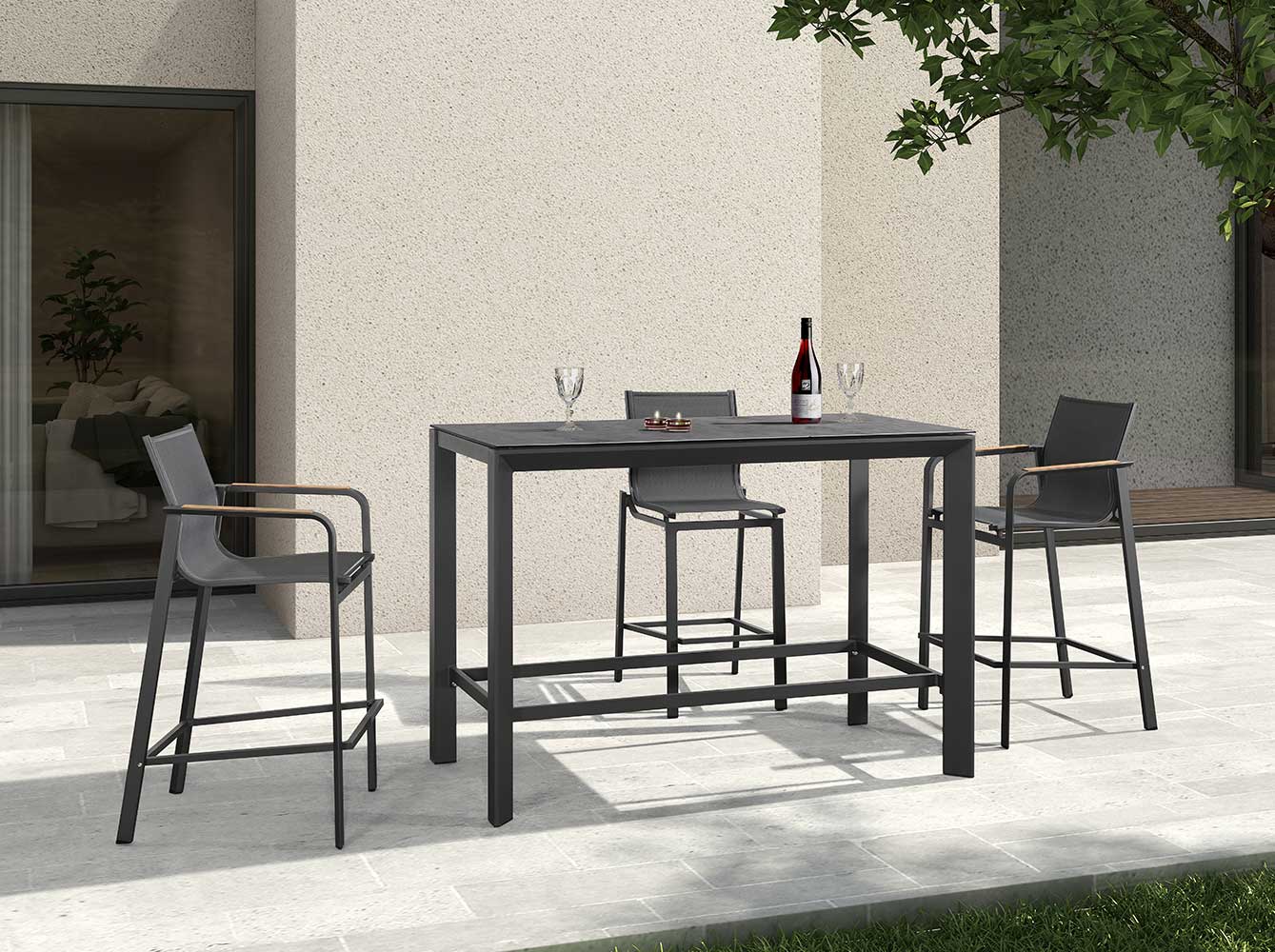 New Design Stylish Colors Outdoor Bar Set