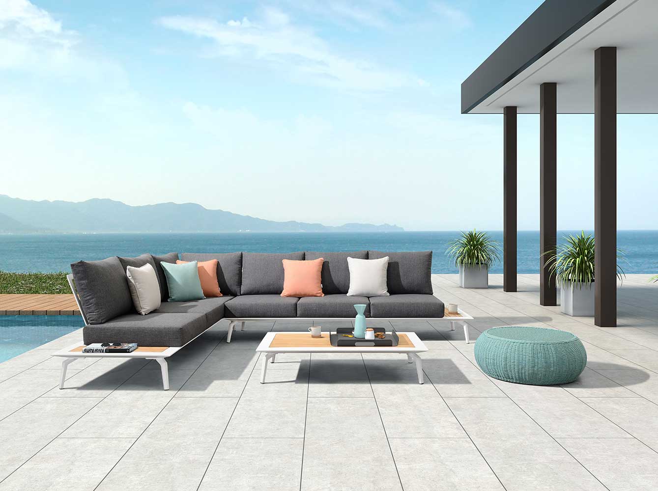 Morden Optional Combinations Garden Sofa Set