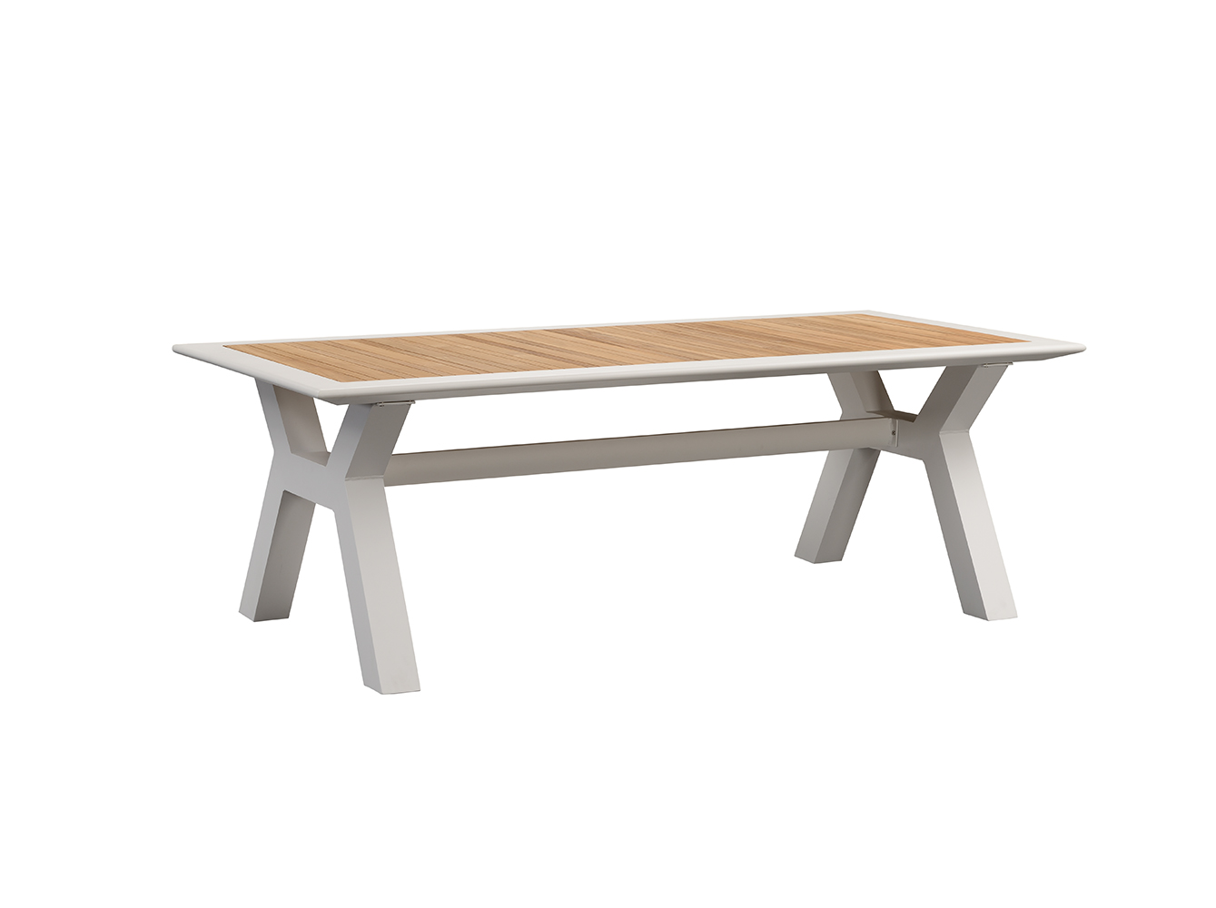 Morden Rope Teak Outdoor Dinner Set For 8 