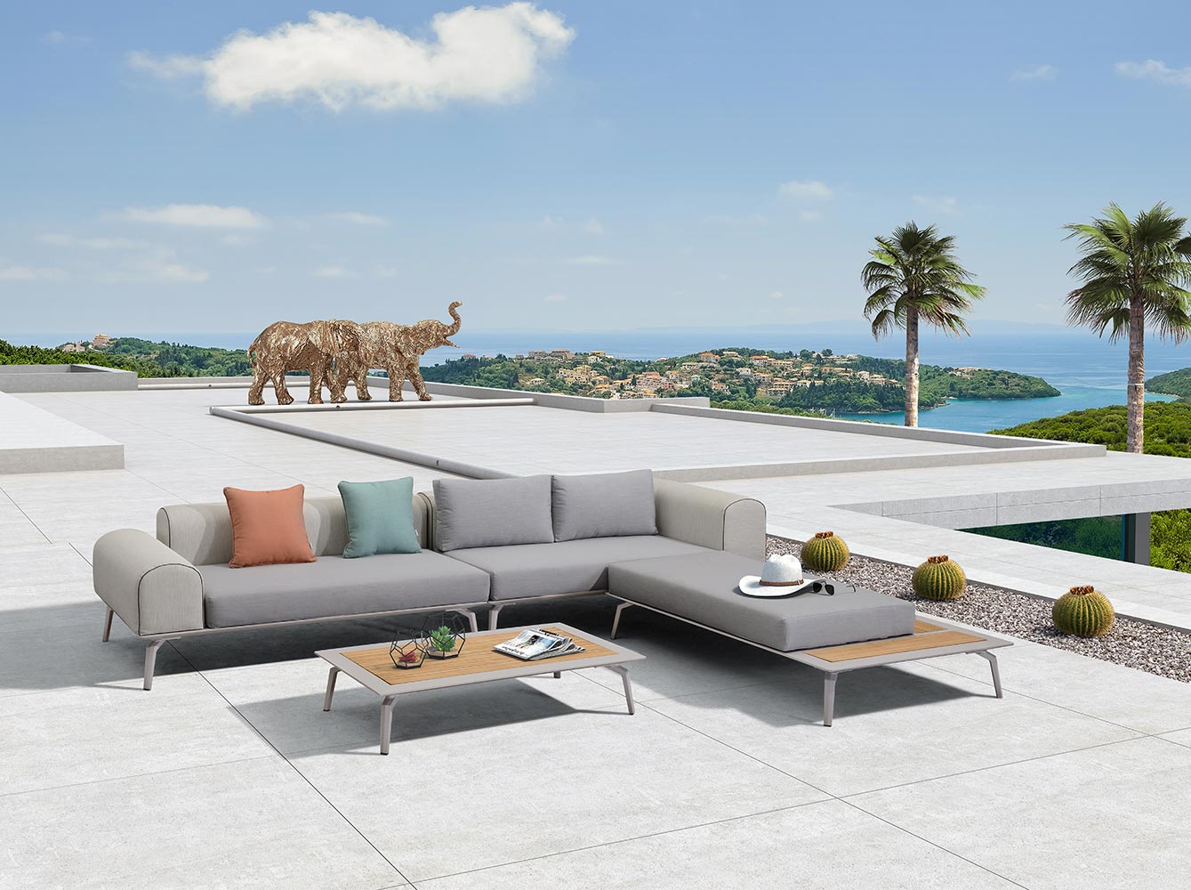Luxurious Free Combination Teak Patio Furniture